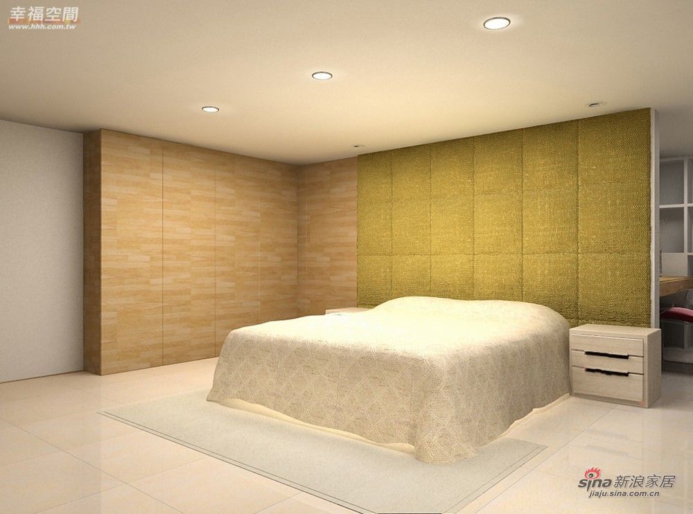 简约 复式 卧室图片来自幸福空间在165平米小复式的精致生活63的分享