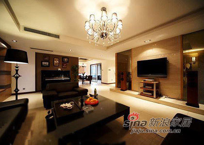 简约 一居 客厅图片来自用户2737786973在屋主9万装148平大气3居家15的分享