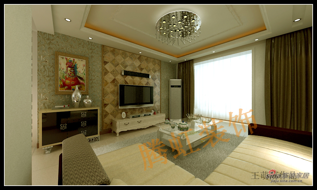 简约 二居 客厅图片来自用户2738820801在简约欧式营造高贵典雅的气质78的分享