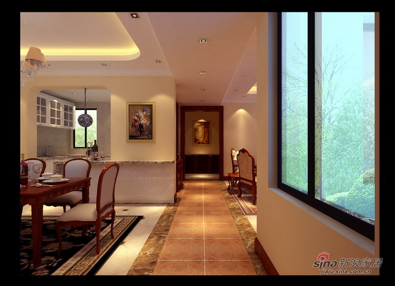 欧式 别墅 客厅图片来自用户2745758987在孔雀城227平现代欧式风格别墅设计22的分享