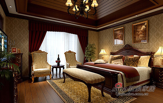 美式 别墅 客厅图片来自用户1907685403在美式乡村孔雀城75的分享
