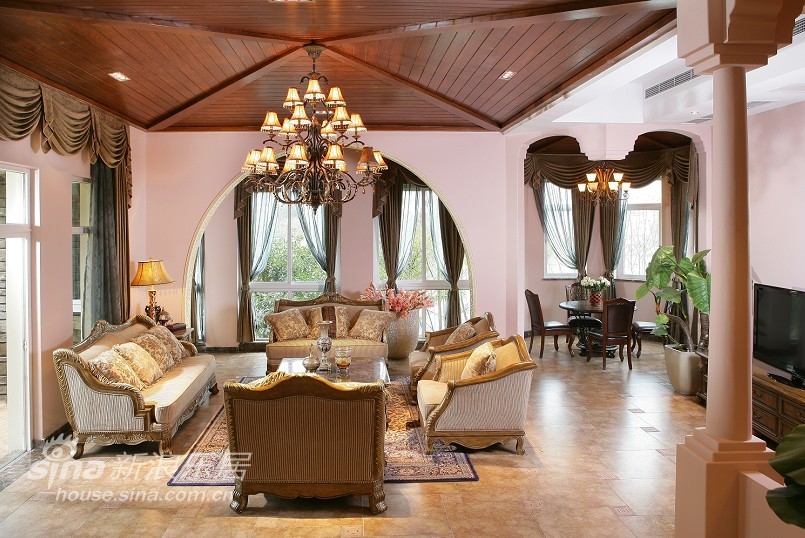 欧式 别墅 客厅图片来自用户2746869241在美茵河谷家装方案一30的分享
