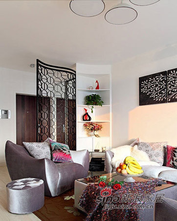 现代 三居 客厅图片来自佰辰生活装饰在110平创意家居舒适爽歪歪66的分享