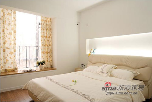 简约 三居 卧室图片来自用户2738093703在力求120平米空间设计的内敛，灰色主调风格90的分享