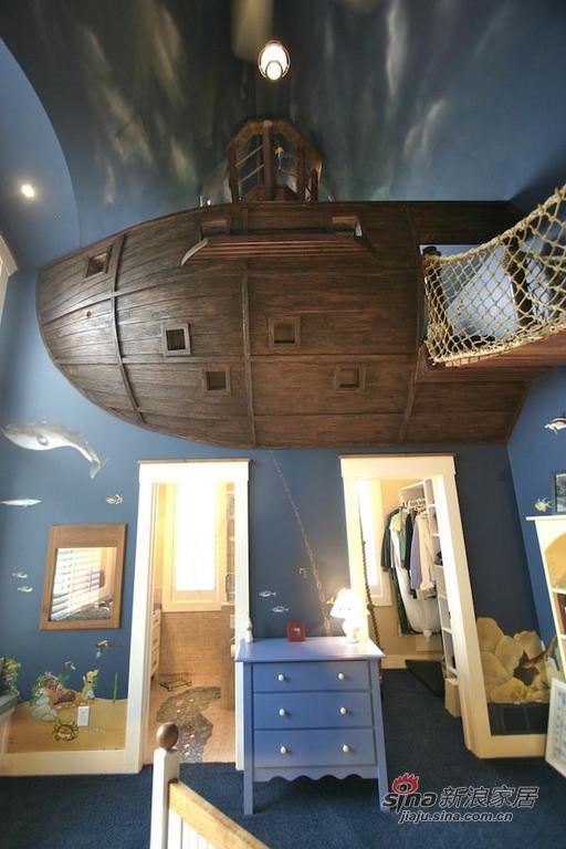 简约 别墅 卧室图片来自用户2738829145在创意海盗船主题童趣儿童房89的分享