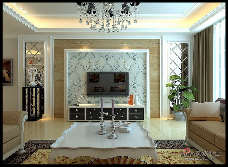简约 二居 客厅图片来自用户2556216825在马赛公馆94平环保舒适大气2居室81的分享