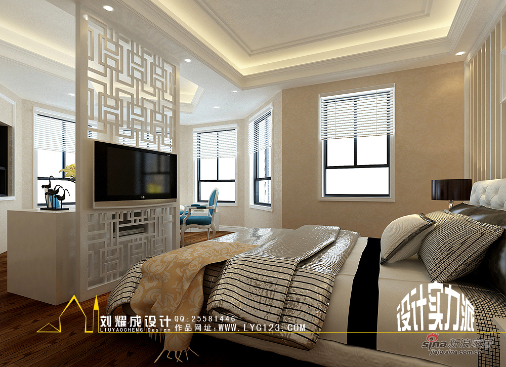 混搭 三居 卧室图片来自用户1907655435在《印象.米兰》刘耀成2011作品重磅出击39的分享