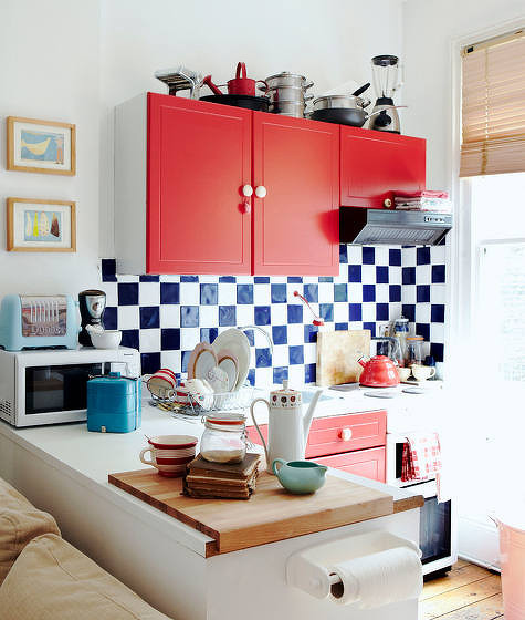 红色 厨房 橱柜 北欧 简约 现代 宜家图片来自用户2746953981在4-8㎡厨房收纳 实用美观面面俱到的分享