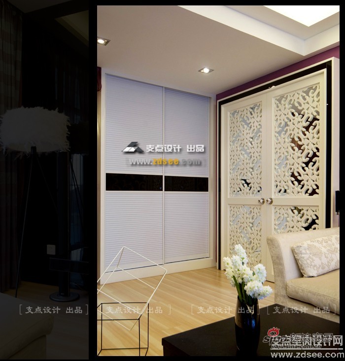 简约 三居 客厅图片来自用户2739378857在感性小两口紫惑新婚洞房（续）93的分享