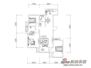 140平简约三室浪漫家居43