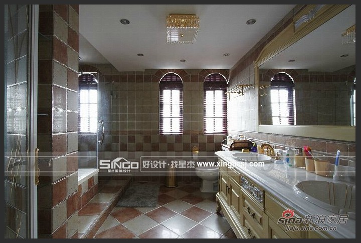 欧式 别墅 厨房图片来自用户2745758987在469平米呈现精致温馨的欧式气质25的分享