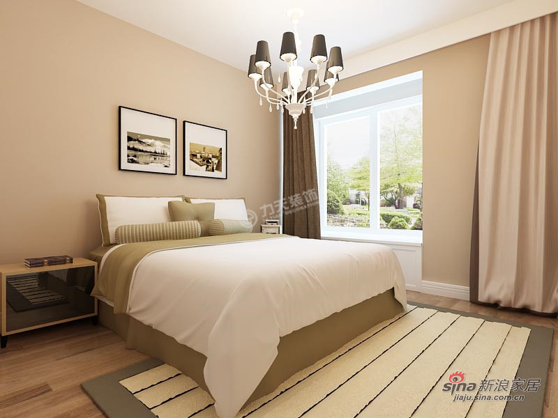 简约 三居 卧室图片来自阳光力天装饰在天保金海岸138㎡-三室两厅一厨一卫-简约风格92的分享