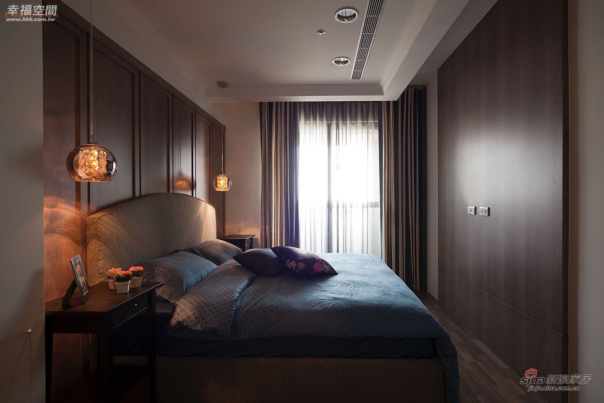新古典 公寓 卧室图片来自幸福空间在9万打造都会雅痞的轻古典生活50的分享