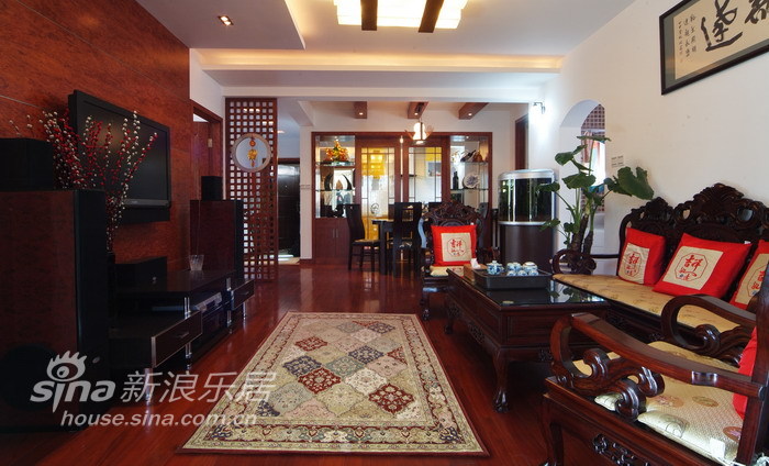 中式 三居 客厅图片来自用户2757926655在古朴典雅的新生活17的分享