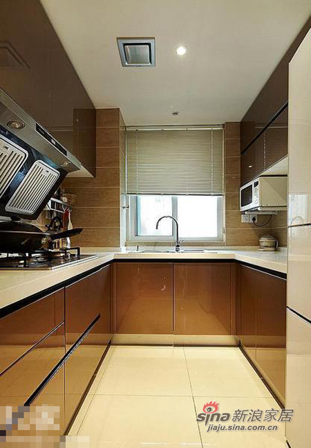 现代 三居 厨房图片来自佰辰生活装饰在9万打造110平质感元素三居室36的分享