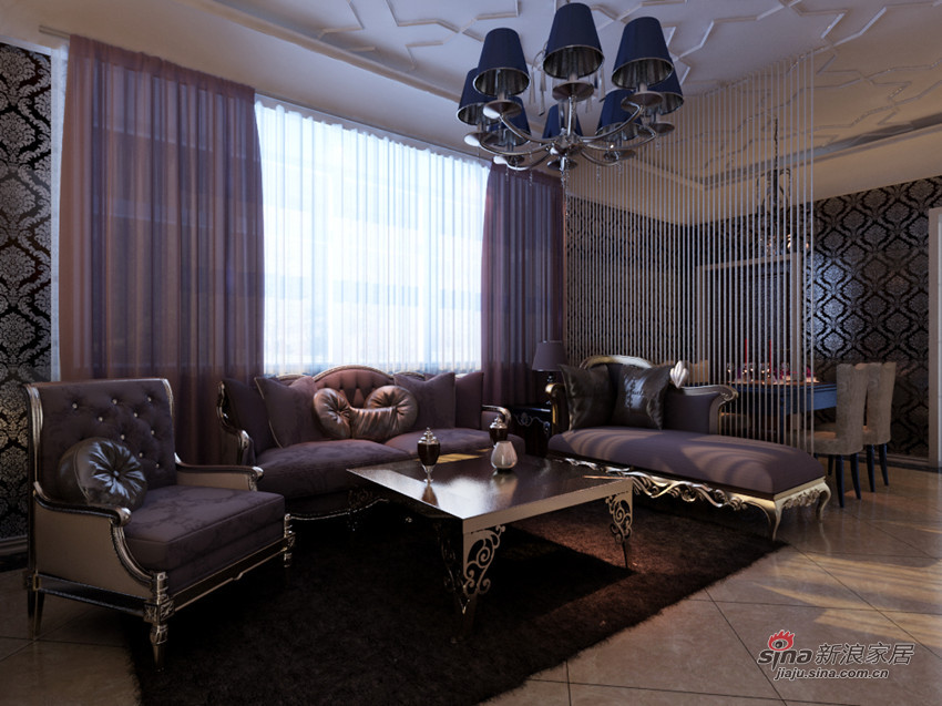 欧式 三居 客厅图片来自用户2557013183在120平米后奢华风格的精彩打造94的分享
