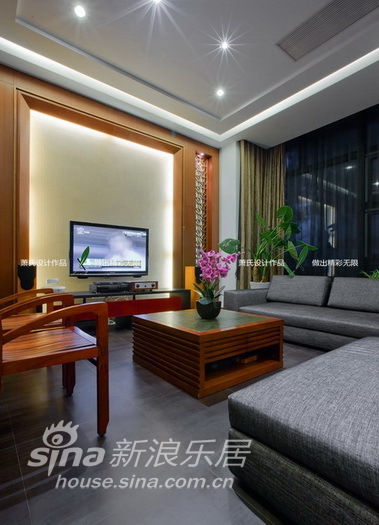 简约 一居 客厅图片来自用户2558728947在新年中国风（萧氏作品）-万科蓝山96的分享