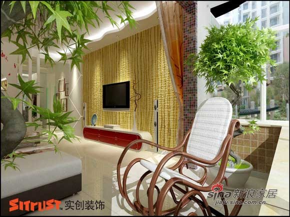 简约 一居 客厅图片来自用户2557010253在4万8打造清新大方的星河城小区72的分享
