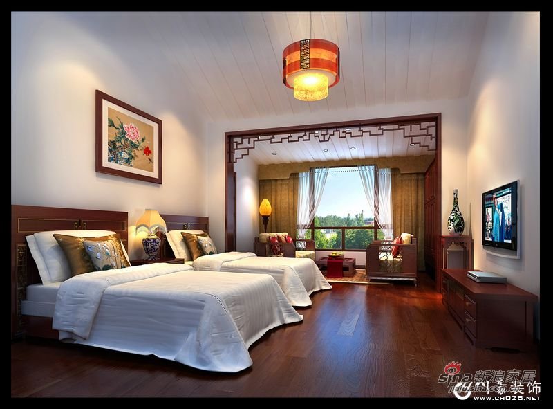 简约 一居 卧室图片来自用户2737786973在蜀郡别墅中式风格89的分享