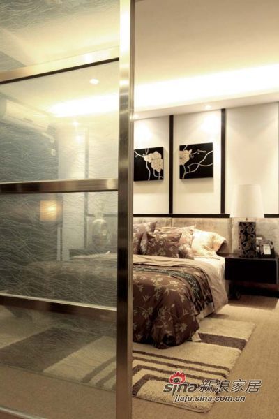 简约 复式 卧室图片来自佰辰生活装饰在走进110平现代日式豪华居62的分享