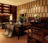 汀湘十里别墅中式风格装修设计-会客厅