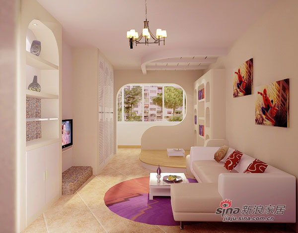 地中海 一居 客厅图片来自用户2757320995在达人5万装38平地中海风格绝美小家30的分享