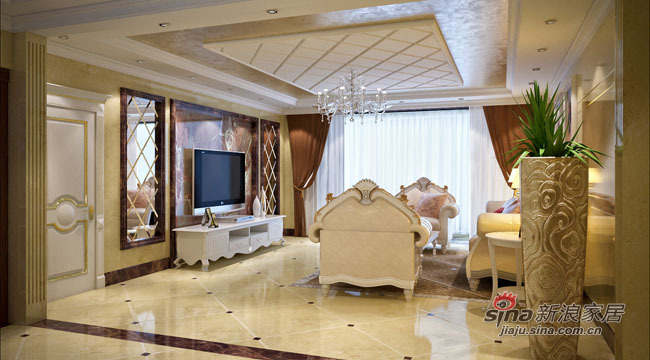 欧式 复式 客厅图片来自用户2746869241在240平低调奢华的装饰主义67的分享