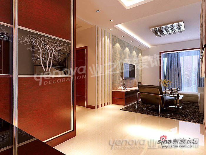 简约 二居 客厅图片来自用户2737735823在尚清湾 两室简约设计方案68的分享