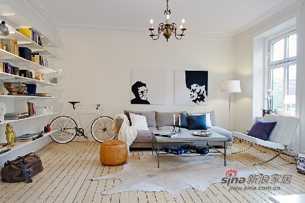 简约 二居 客厅图片来自用户2558728947在爱上小清新：传统MIX现代的北欧公寓97的分享
