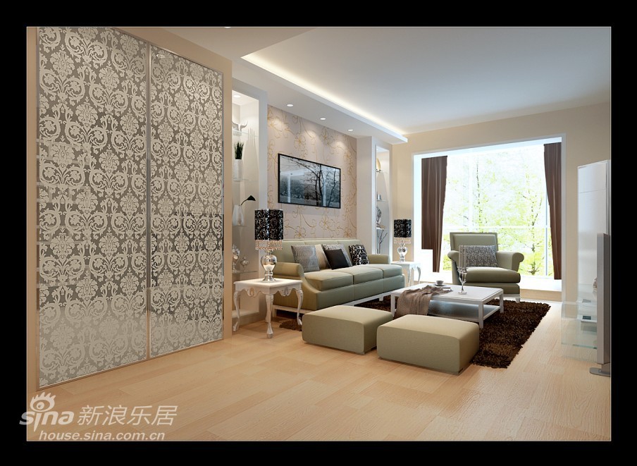简约 二居 客厅图片来自用户2738829145在东方太阳城琴湖湾简约风格69的分享