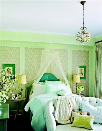 卧室 绿色图片来自用户2746953981在温馨的天堂的分享