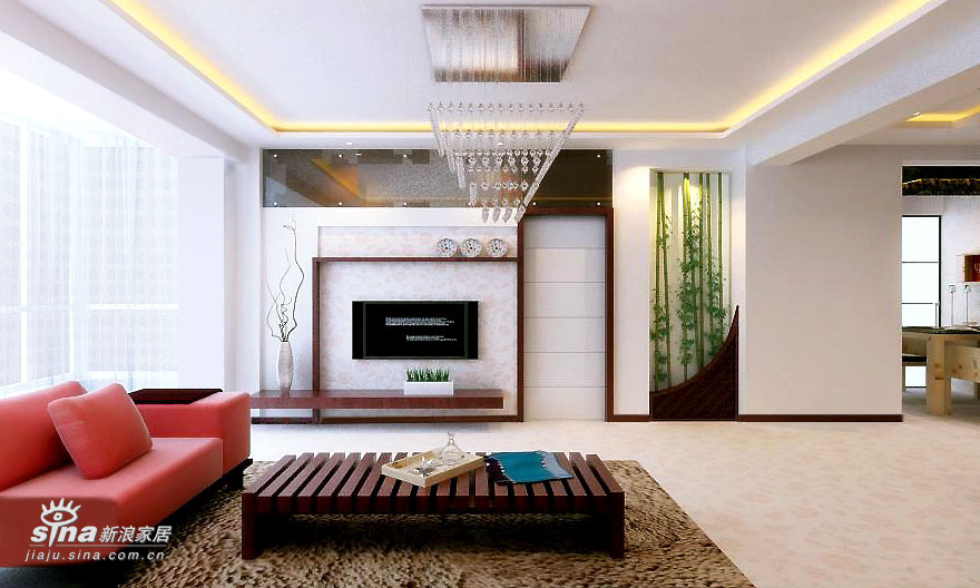简约 一居 客厅图片来自用户2556216825在实创装饰金汉绿港户型设计64的分享