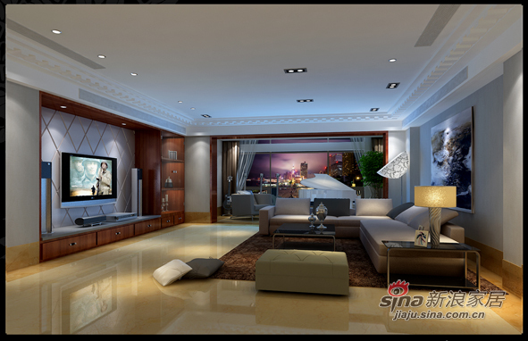 美式 别墅 客厅图片来自用户1907685403在360平Naga上院软装设计75的分享