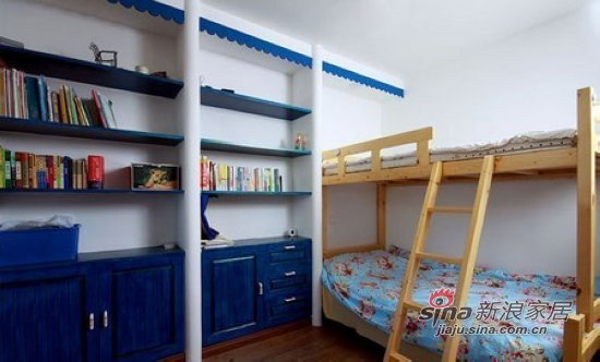 地中海 二居 儿童房图片来自用户2757320995在4.8万元房奴超省钱装75平2室1厅24的分享