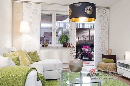 简约 二居 客厅图片来自用户2737782783在用黑白色调缔造瑞典风格2居86的分享