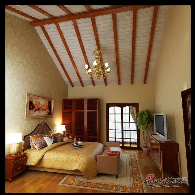 简约 一居 客厅图片来自用户2739153147在美式风格装修燕西台三层复式35的分享