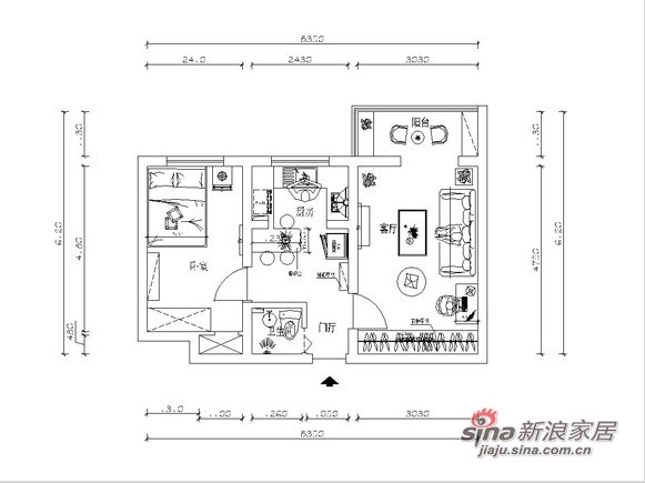 田园 一居 其他图片来自用户2737791853在田园风格打造50平米小户型60的分享