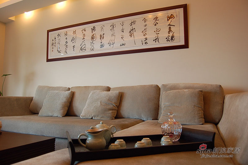 中式 二居 客厅图片来自用户1907662981在10万装86平温馨中式风格两居38的分享