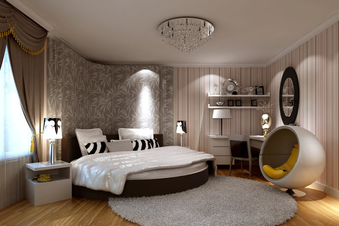 简约 三居 卧室图片来自用户2737782783在华邦世贸城现代简约风的新趋势42的分享