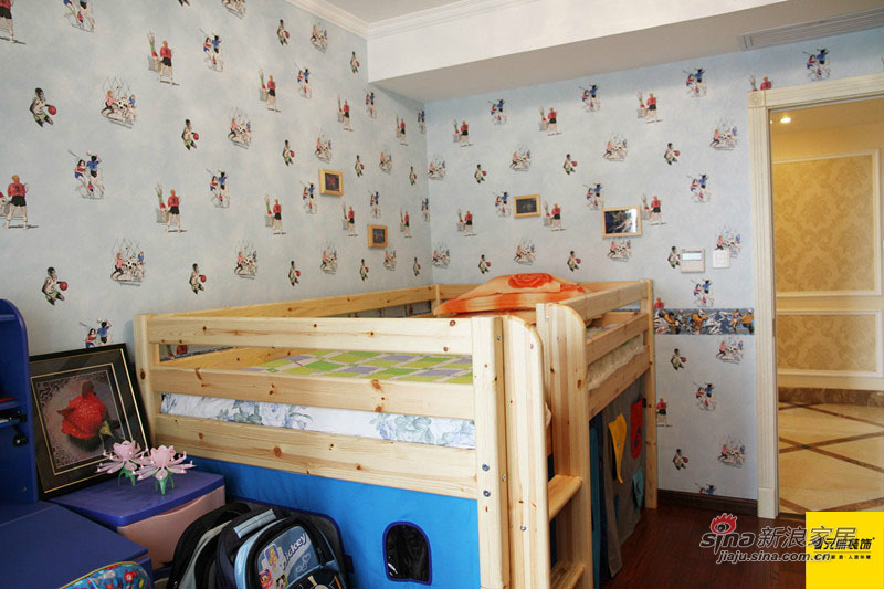 欧式 三居 儿童房图片来自用户2746889121在8万5打造完美150平典雅法式69的分享