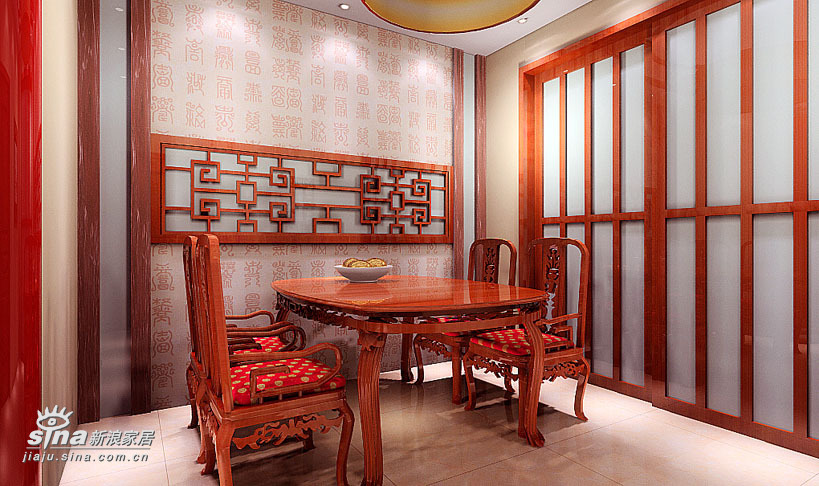 中式 三居 餐厅图片来自用户2748509701在太原市简中风格87的分享