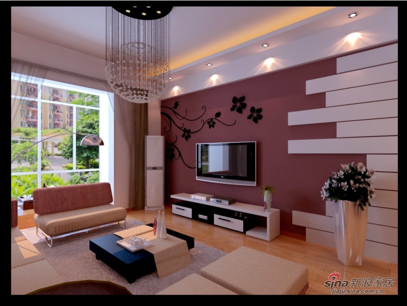 现代 三居 客厅图片来自xiaowu_15在6.3万打造108平现代简约家61的分享