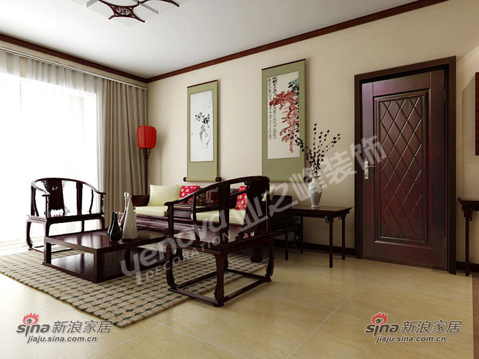 中式 三居 客厅图片来自用户1907658205在中式韵味_中式韵味86的分享
