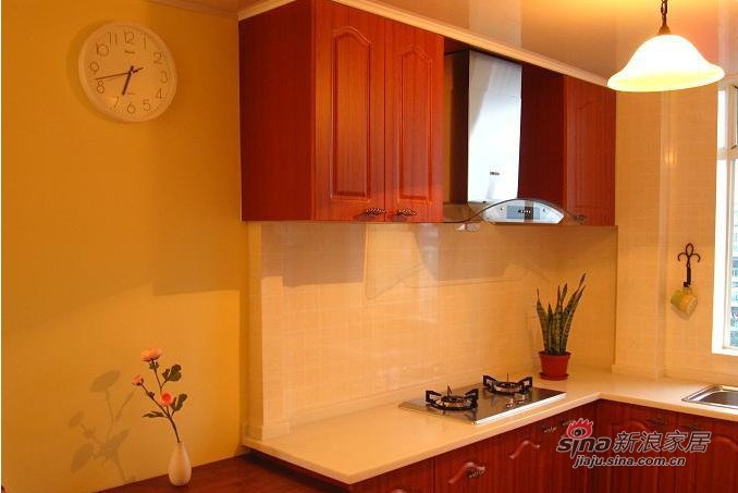 简约 一居 厨房图片来自用户2737786973在3.8万硬装49平温馨现代老房30的分享