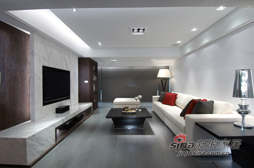 简约 公寓 客厅图片来自用户2557979841在6万打造40坪纯白风格39的分享