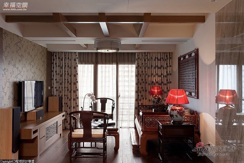 中式 三居 客厅图片来自幸福空间在【高清】115.5平方米三居老屋翻新81的分享