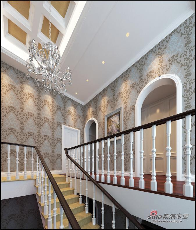 欧式 别墅 楼梯图片来自用户2746889121在阳坊别墅双拼49的分享