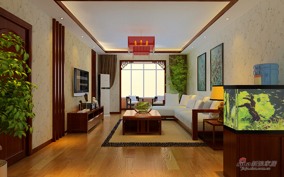 中式 三居 客厅图片来自用户1907659705在新中式—一个宁静的港湾83的分享