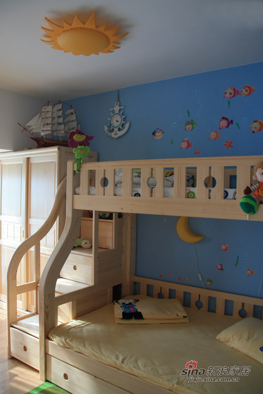欧式 三居 儿童房图片来自佰辰生活装饰在120平欧式小奢华温馨3居室53的分享
