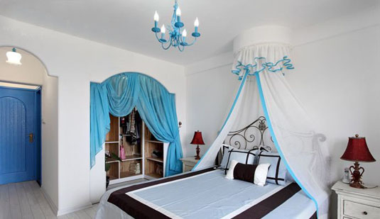 地中海 卧室 公主房图片来自用户2746889121在不要奢华，只要清新自然的分享